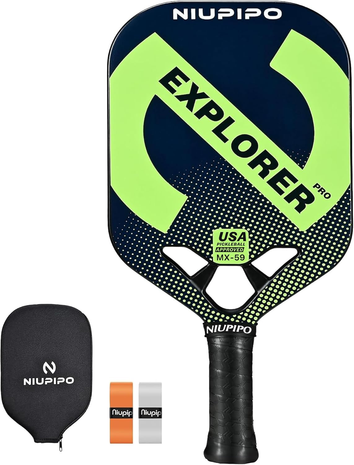 Pickleball Paddles Set of 2/4/1, USAPA Approved Pro Graphite Pickleball Rackets, Polypropylene Honeycomb Core, Cushion 4.72In Grip, Portable Bag/Cover, Pickle Ball Paddle Set for Men Women