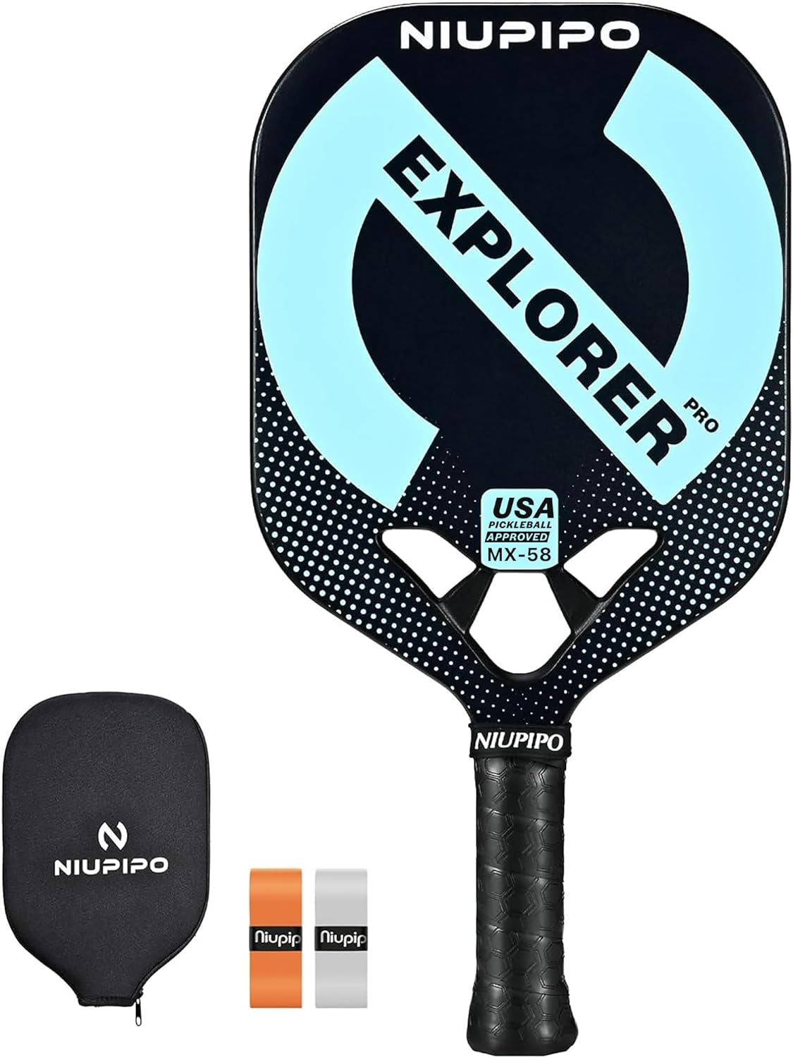 Pickleball Paddles Set of 2/4/1, USAPA Approved Pro Graphite Pickleball Rackets, Polypropylene Honeycomb Core, Cushion 4.72In Grip, Portable Bag/Cover, Pickle Ball Paddle Set for Men Women