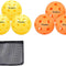 Pickleball Balls, Outdoor Pickleball Balls, USAPA Approved Pickle Balls for Tournament, High Elasticity & Durable, 3/6/12/36/100 Pickleball Balls Pack