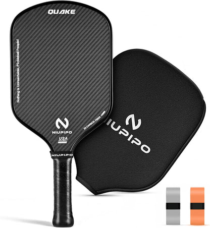 Pickleball Paddles Set of 2/4/1, USAPA Approved Pro Graphite Pickleball Rackets, Polypropylene Honeycomb Core, Cushion 4.72In Grip, Portable Bag/Cover, Pickle Ball Paddle Set for Men Women